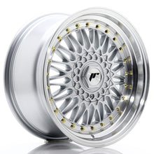 Load image into Gallery viewer, Cerchio in Lega JAPAN RACING JR9 17x8,5 ET20-35 con foratura su misura Silver w/ Machined Lip