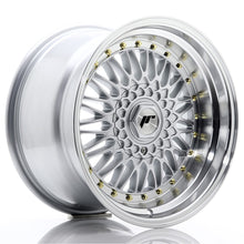Load image into Gallery viewer, Cerchio in Lega JAPAN RACING JR9 17x10 ET20 con foratura su misura Silver w/ Machined Lip