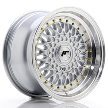 Load image into Gallery viewer, Cerchio in Lega JAPAN RACING JR9 15x8 ET20 con foratura su misura Silver w/ Machined Lip