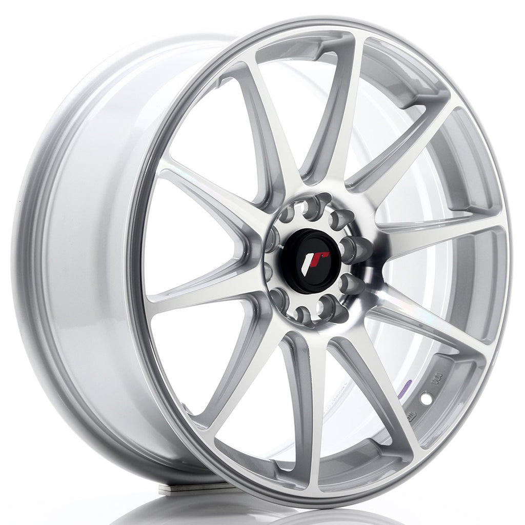 Cerchio in Lega JAPAN RACING JR11 18x7,5 ET40 5x112/114 Silver Machined Face