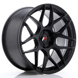 Cerchio in Lega JAPAN RACING JR18 19x9.5 ET22-35 5H con foratura su misura Matt Black