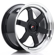 Load image into Gallery viewer, Cerchio in Lega JAPAN RACING JR12 17x8 ET35 con foratura su misura Gloss Black