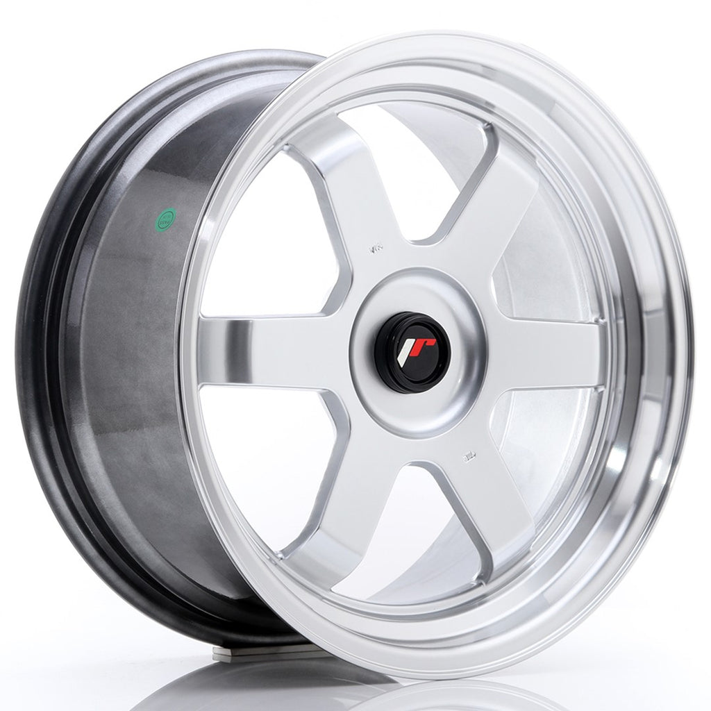 Cerchio in Lega JAPAN RACING JR12 17x8 ET35 con foratura su misura Hyper Silver