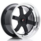 Cerchio in Lega JAPAN RACING JR12 17x9 ET25 con foratura su misura Gloss Black