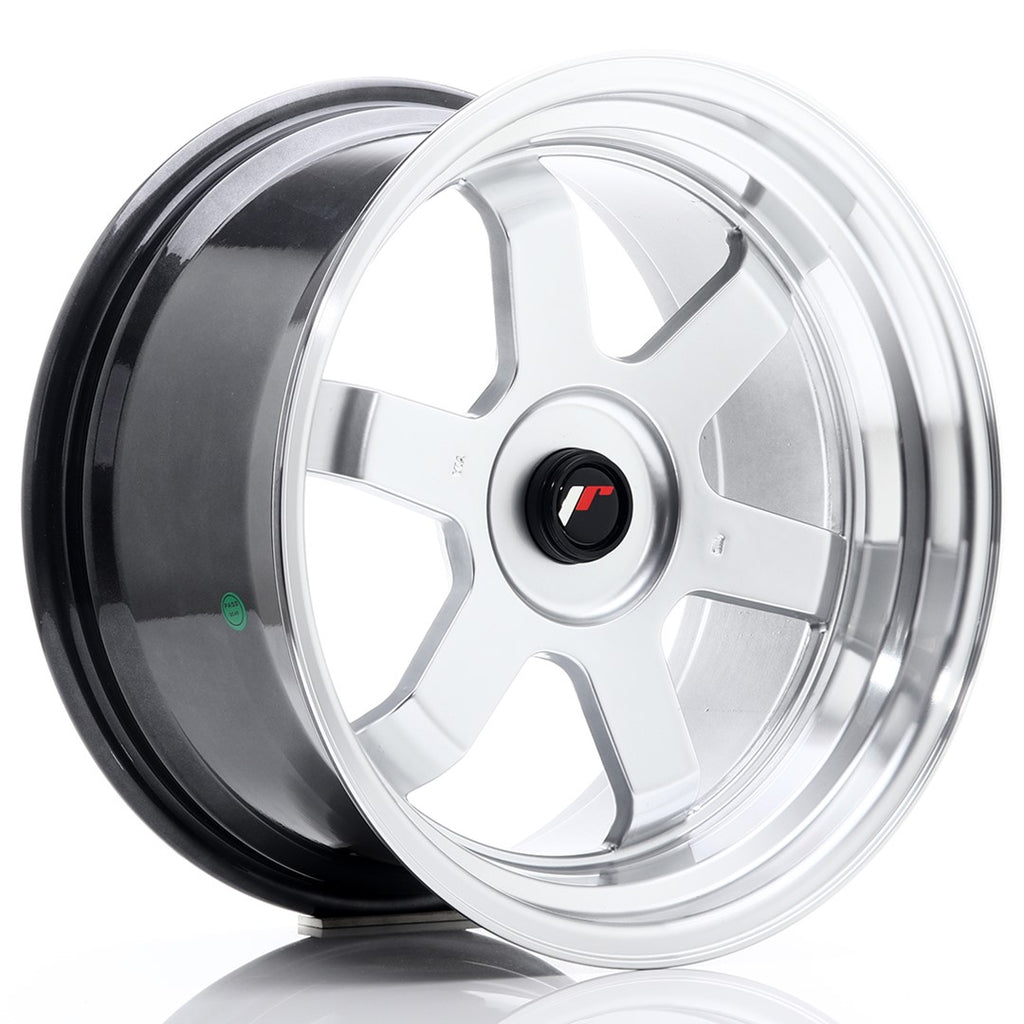 Cerchio in Lega JAPAN RACING JR12 17x9 ET25 con foratura su misura Hyper Silver