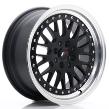 Carica l'immagine nel visualizzatore di Gallery, Cerchio in Lega JAPAN RACING JR10 16x7 ET30 4x100/108 Matt Black w/ Machined Lip