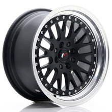 Carica l'immagine nel visualizzatore di Gallery, Cerchio in Lega JAPAN RACING JR10 16x8 ET20 4x100/108 Matt Black w/ Machined Lip