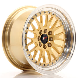 Cerchio in Lega JAPAN RACING JR10 16x8 ET20 4x100/108 Gold w/ Machined Lip
