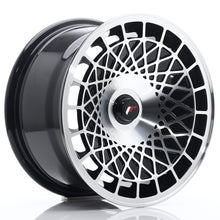 Load image into Gallery viewer, Cerchio in Lega JAPAN RACING JR14 15x8 ET20-25 con foratura su misura Gloss Black Machined Face