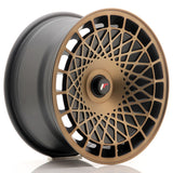 Cerchio in Lega JAPAN RACING JR14 16x8 ET25 con foratura su misura Black Bronze Finish