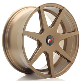 Cerchio in Lega JAPAN RACING JR20 18x8,5 ET25-40 con foratura su misura Matt Bronze