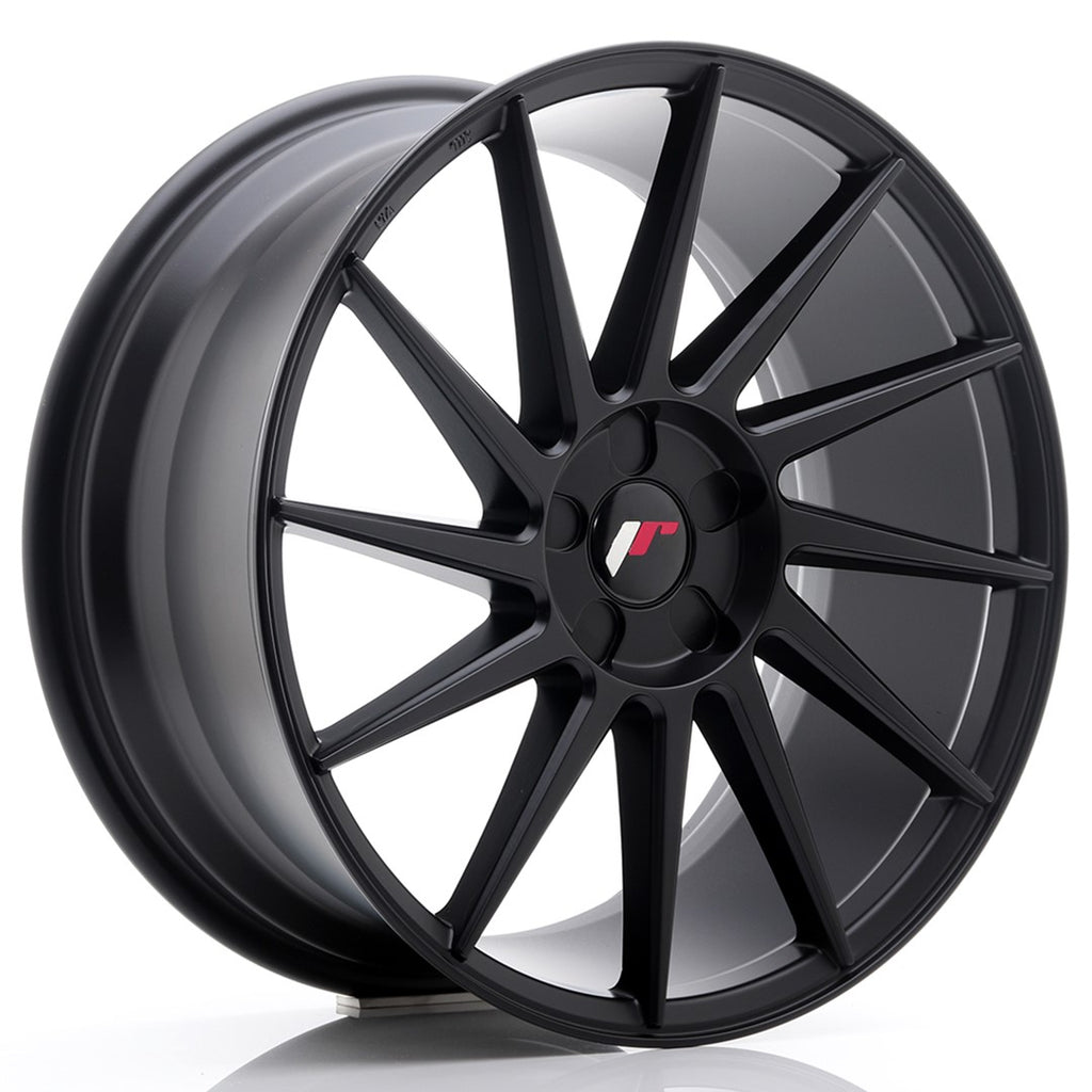 Cerchio in Lega JAPAN RACING JR22 19x8.5 ET35-43 5H con foratura su misura Matt Black