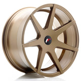 Cerchio in Lega JAPAN RACING JR20 19x9.5 ET20-40 con foratura su misura Matt Bronze