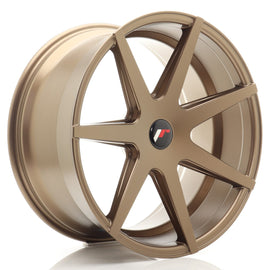 Cerchio in Lega JAPAN RACING JR20 20x10 ET20-40 5H con foratura su misura Matt Bronze