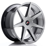 Cerchio in Lega JAPAN RACING JR20 20x10 ET20-40 5H con foratura su misura Hyper Black
