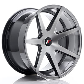 Cerchio in Lega JAPAN RACING JR20 20x11 ET20-30 5H con foratura su misura Hyper Black