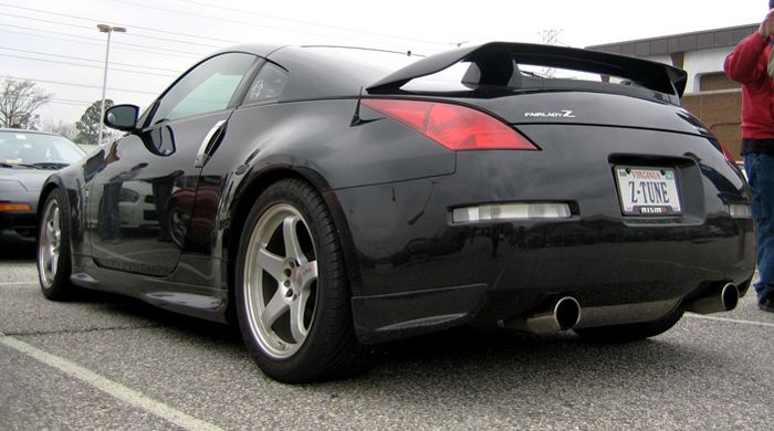 Lip Paraurti Posteriore Nismo Style SK-Import Vetroresina Nissan 350Z Z33 - foto 4