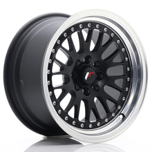 Carica l'immagine nel visualizzatore di Gallery, Cerchio in Lega JAPAN RACING JR10 15x8 ET20 4x100/108 Matt Black w/ Machined Lip
