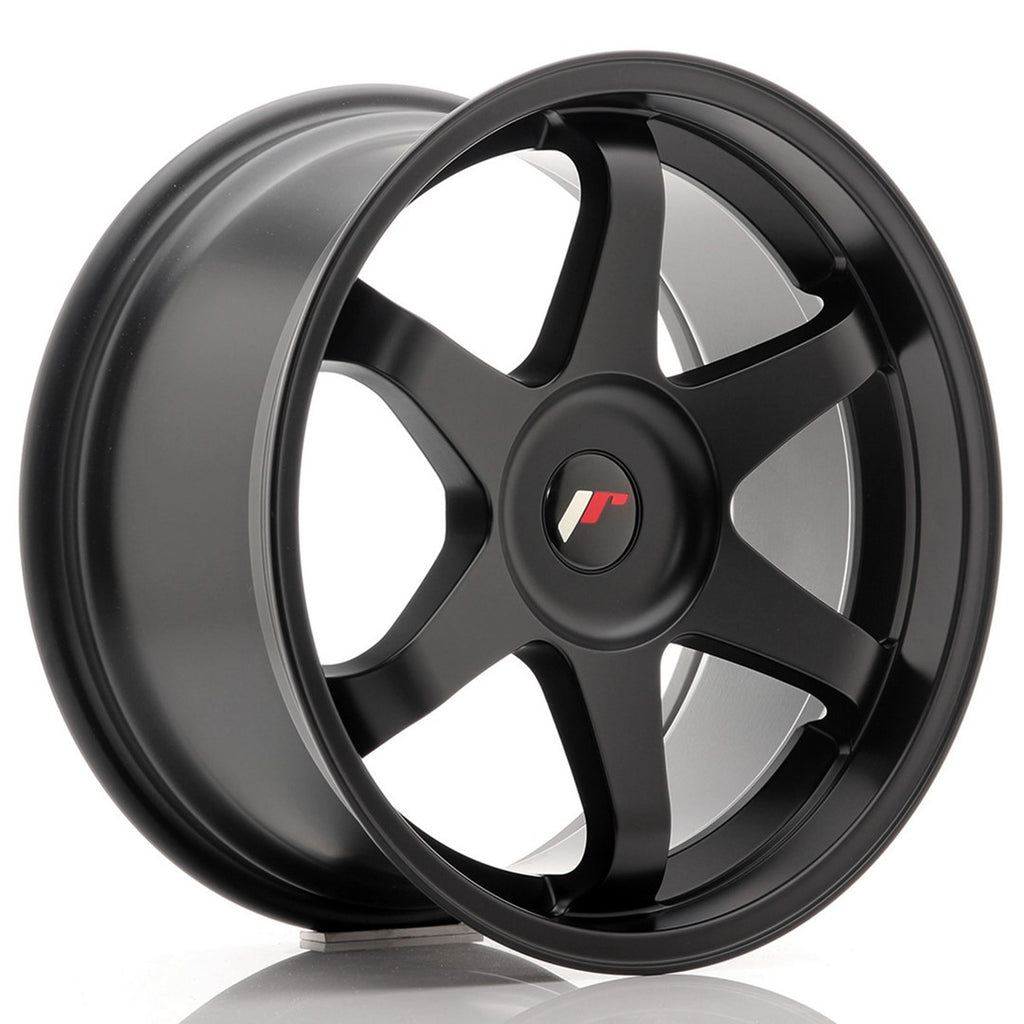 Cerchio in Lega JAPAN RACING JR3 18x9 ET35-40 con foratura su misura Matt Black