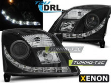 Carica l&#39;immagine nel visualizzatore di Gallery, Fari Anteriori OPEL VECTRA C 04.02-08.05 TRU DRL BLACK XENON D2S