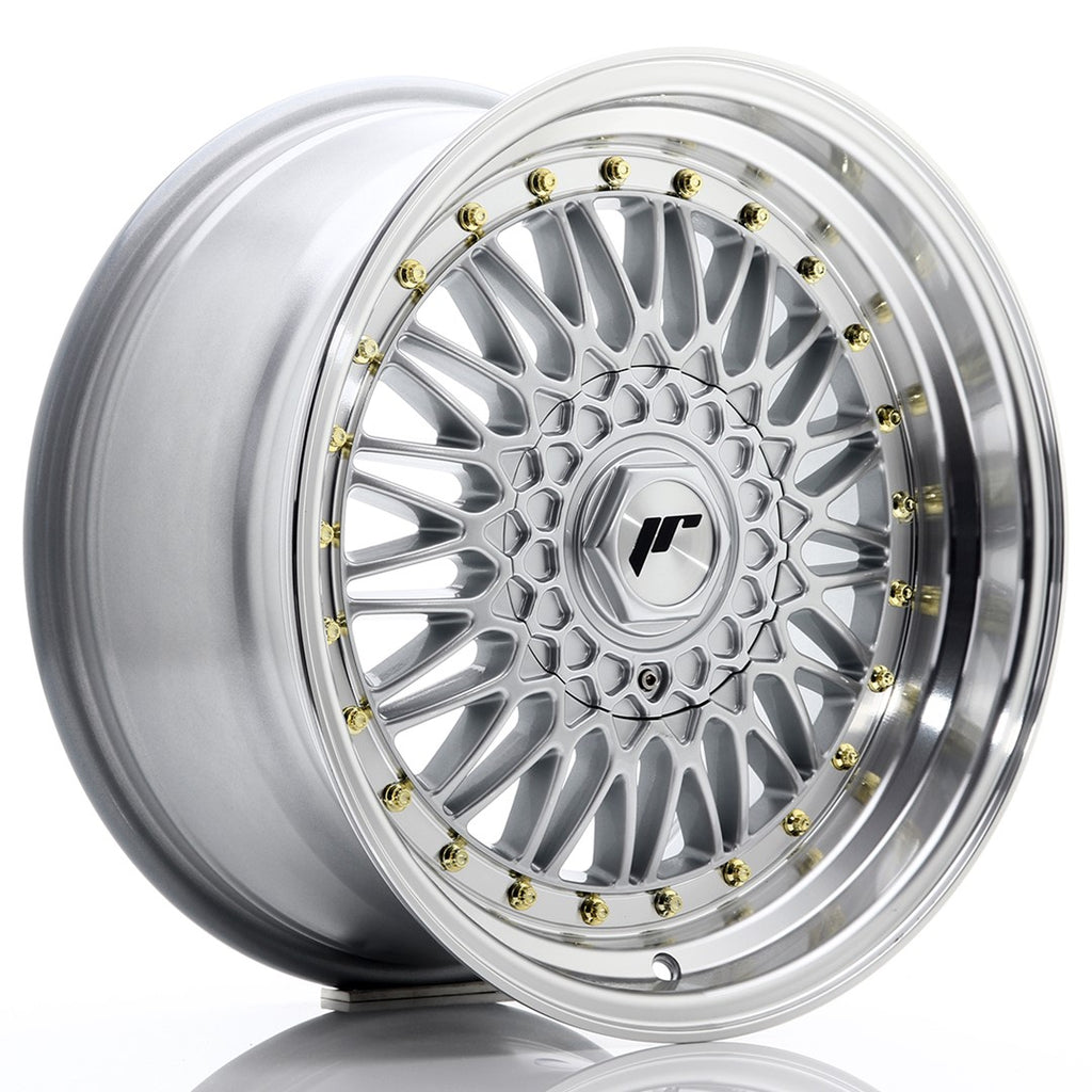 Cerchio in Lega JAPAN RACING JR9 17x8.5 ET20 4x100/114 Silver w/Machined Lip