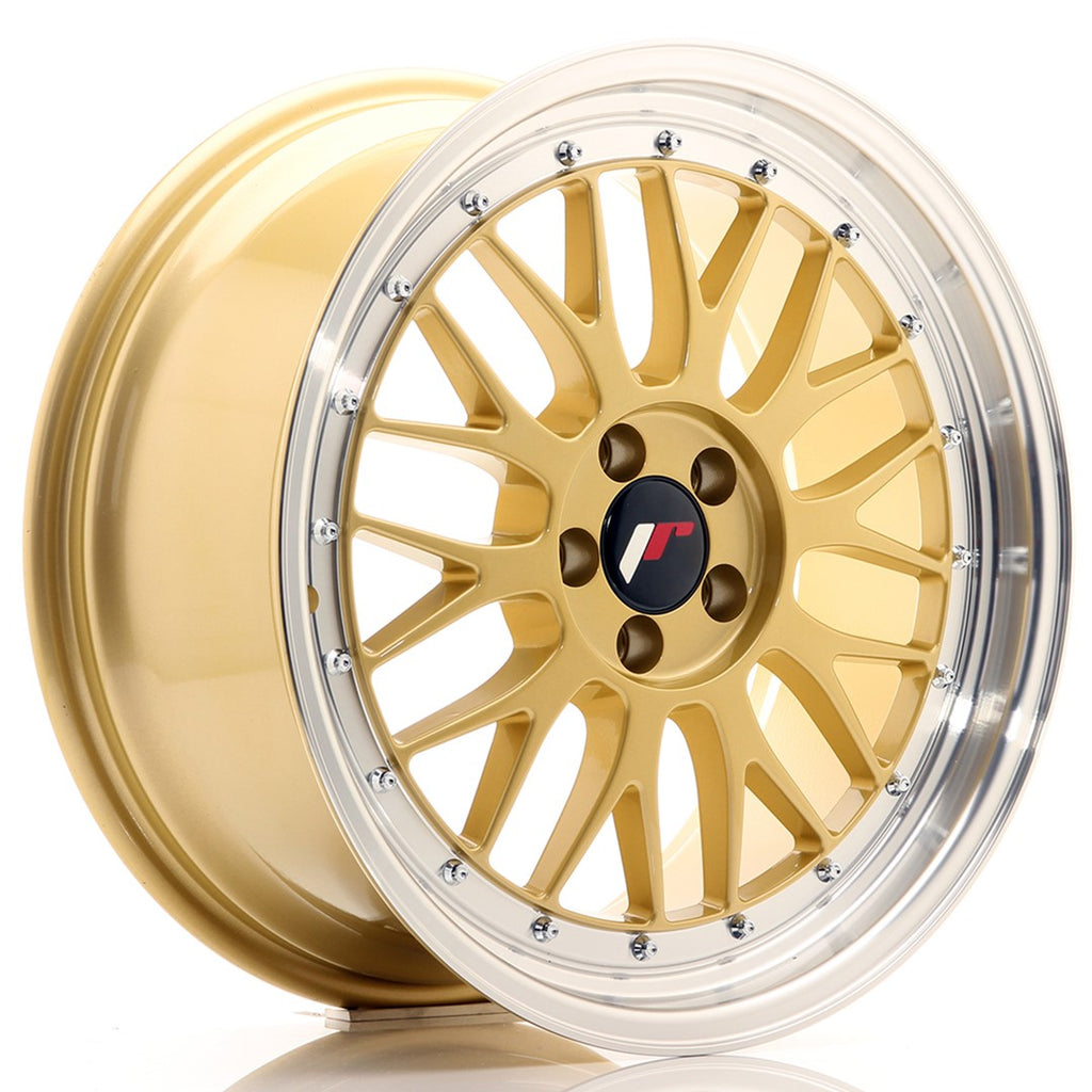 Cerchio in Lega JAPAN RACING JR23 18x8.5 ET35 5x100 Gold w/Machined Lip