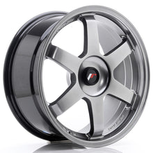 Load image into Gallery viewer, Cerchio in Lega JAPAN RACING JR3 18x8,5 ET25-42 con foratura su misura Hyper Black