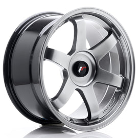 Cerchio in Lega JAPAN RACING JR3 18x9.5 ET22-38 con foratura su misura Hyper Black