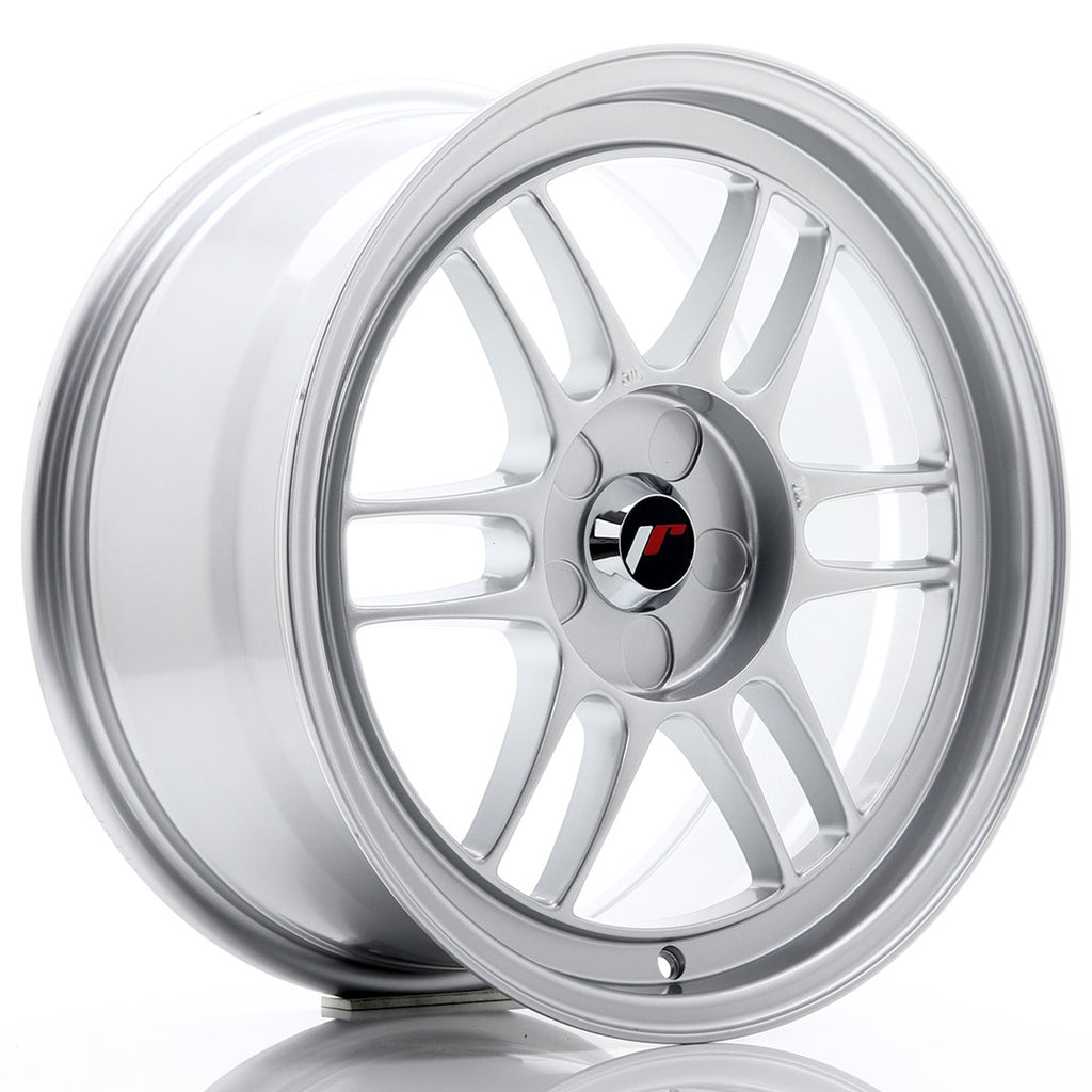 Cerchio in Lega JAPAN RACING JR7 17x8 ET35 5H con foratura su misura Silver