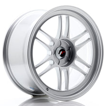 Load image into Gallery viewer, Cerchio in Lega JAPAN RACING JR7 18x9 ET35 5H con foratura su misura Silver