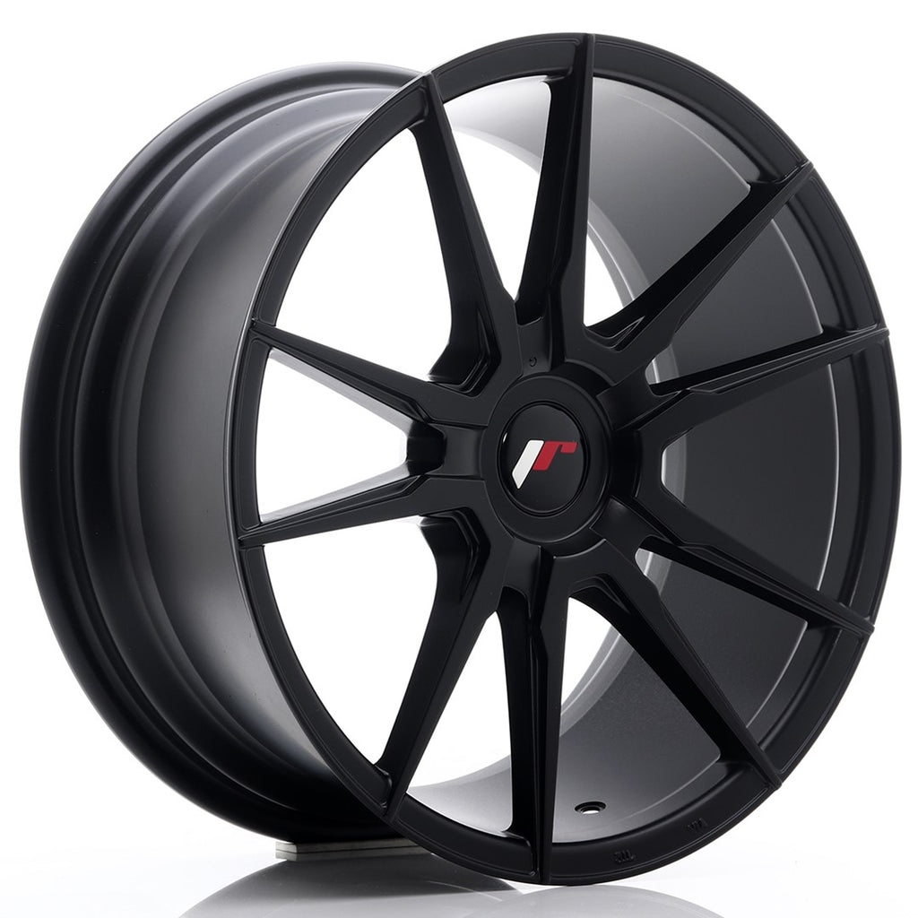 Cerchio in Lega JAPAN RACING JR21 18x8.5 ET20-40 con foratura su misura Matt Black