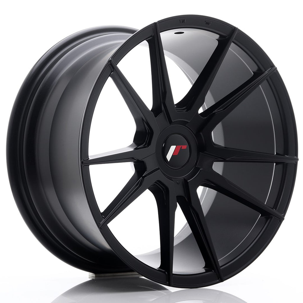 Cerchio in Lega JAPAN RACING JR21 18x9.5 ET20-40 con foratura su misura Matt Black