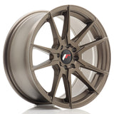 Cerchio in Lega JAPAN RACING JR21 17x8 ET25 4x100/108 Matt Bronze