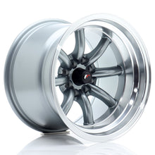 Load image into Gallery viewer, Cerchio in Lega JAPAN RACING JR19 15x10,5 ET-32 4x100/114 Gun Metal w/ Machined Lip