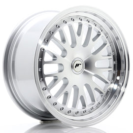Cerchio in Lega JAPAN RACING JR10 17x8 ET35 con foratura su misura Silver Machined Face