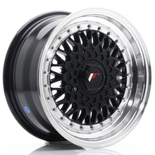 Load image into Gallery viewer, Cerchio in Lega JAPAN RACING JR9 15x7 ET20 4x100/108 Gloss Black w/Machined Lip
