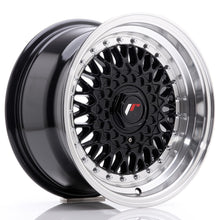 Load image into Gallery viewer, Cerchio in Lega JAPAN RACING JR9 15x8 ET20 4x100/108 Gloss Black w/ Machined Lip