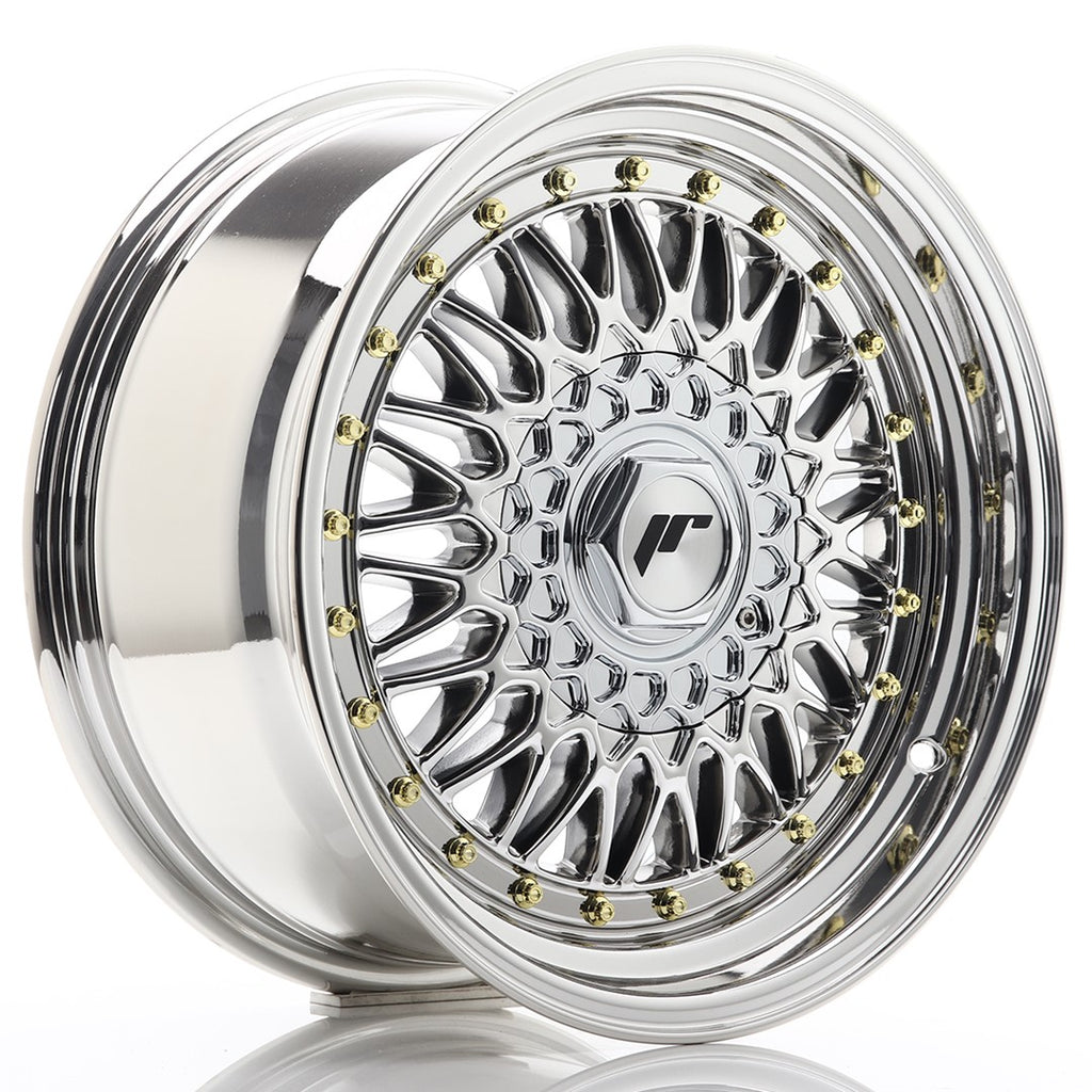 Cerchio in Lega JAPAN RACING JR9 16x7,5 ET25 con foratura su misura Chrome
