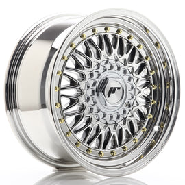Cerchio in Lega JAPAN RACING JR9 16x7,5 ET25 con foratura su misura Chrome