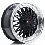 Cerchio in Lega JAPAN RACING JR9 18x8 ET35-40 con foratura su misura Gloss Black w/Machined Lip