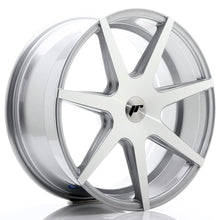 Carica l&#39;immagine nel visualizzatore di Gallery, Cerchio in Lega JAPAN RACING JR20 19x8.5 ET20-40 con foratura su misura Silver Machined