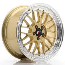 Carica l&#39;immagine nel visualizzatore di Gallery, Cerchio in Lega JAPAN RACING JR23 17x8 ET35 5x100 Gold w/Machined Lip