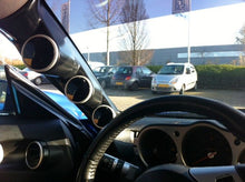 Carica l'immagine nel visualizzatore di Gallery, Porta Manometri A-Pillar 3 Manometri SK-Import Nero Nissan 350Z Z33 - foto 3