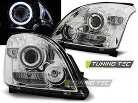 Fari Anteriori TOYOTA LAND CRUISER 120 03-09 ANGEL EYES CHROME CCFL