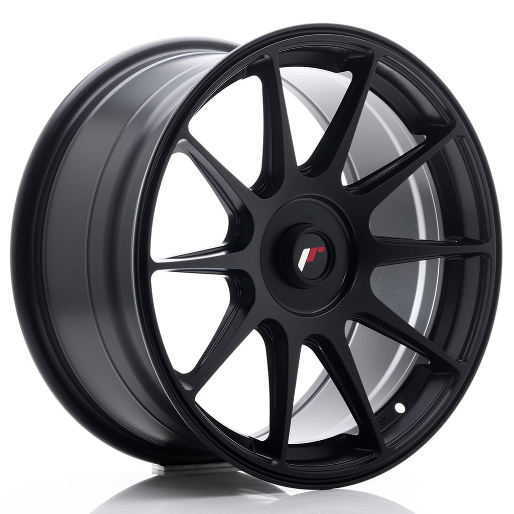 Cerchio in Lega JAPAN RACING JR11 17x8.25 ET35 con foratura su misura Matt Black