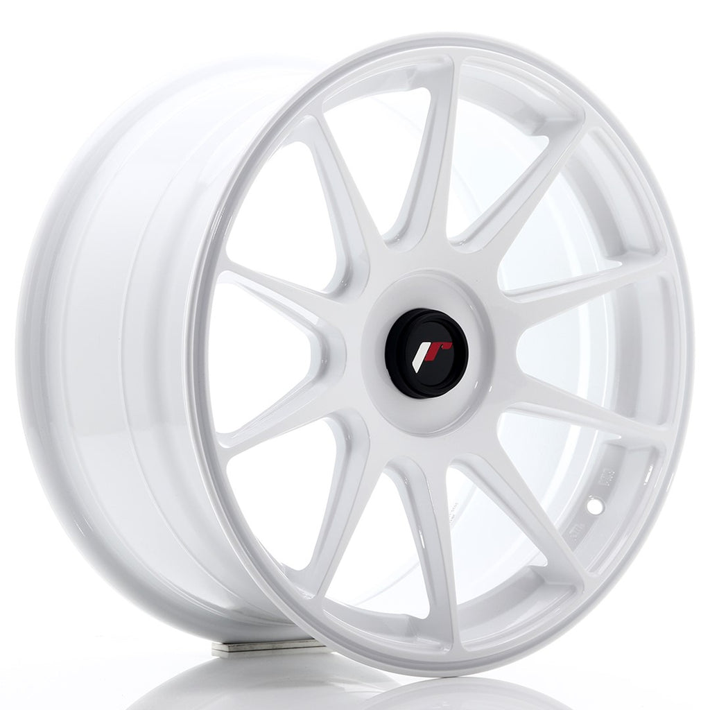 Cerchio in Lega JAPAN RACING JR11 17x8.25 ET35 con foratura su misura White