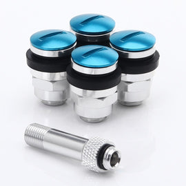 Set Valvole Aria Piatte in Alluminio Japan Racing v1 Blu - em-power.it