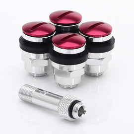 Set Valvole Aria Piatte in Alluminio Japan Racing v1 Rosse - em-power.it
