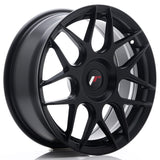 Cerchio in Lega JAPAN RACING JR18 17x7 ET20-40 con foratura su misura Matt Black