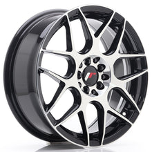 Load image into Gallery viewer, Cerchio in Lega JAPAN RACING JR18 17x7 ET40 5x100/114 Gloss Black Machined Face